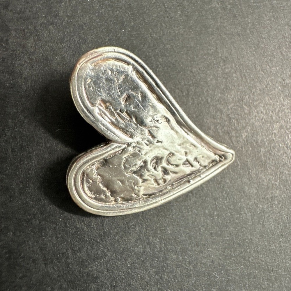 Wavy Heart Silver Charm Pendant Custom Made Jewelry #12 - Picture 4 of 7